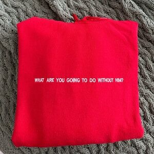 BOYS LIE - What are you going to do without him? Hoodie RED